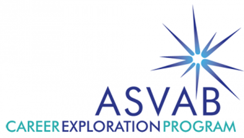 ASVAB Career Exploration Program with a firework logo